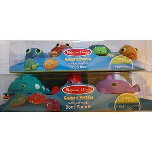 Melissa & Doug Sunny Patch - Maritime Mates Boat Parade & Seaside Squirters Bath